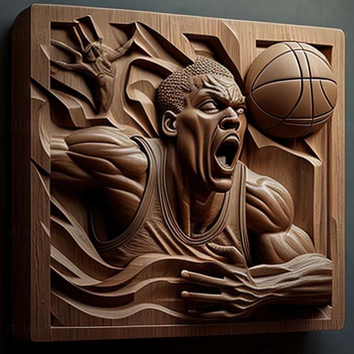 3D модель Игра NCAA Basketball 10 (STL)